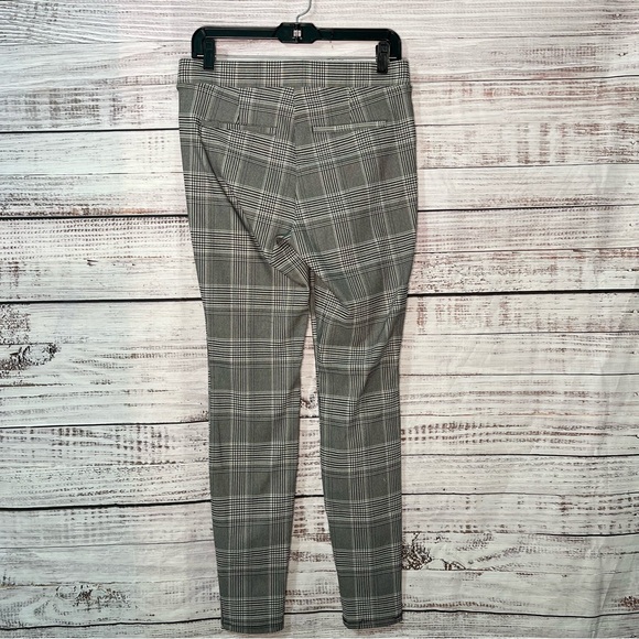 Simply Vera Wang Skinny Plaid Houndstooth Pants Medium - Picture 5 of 6